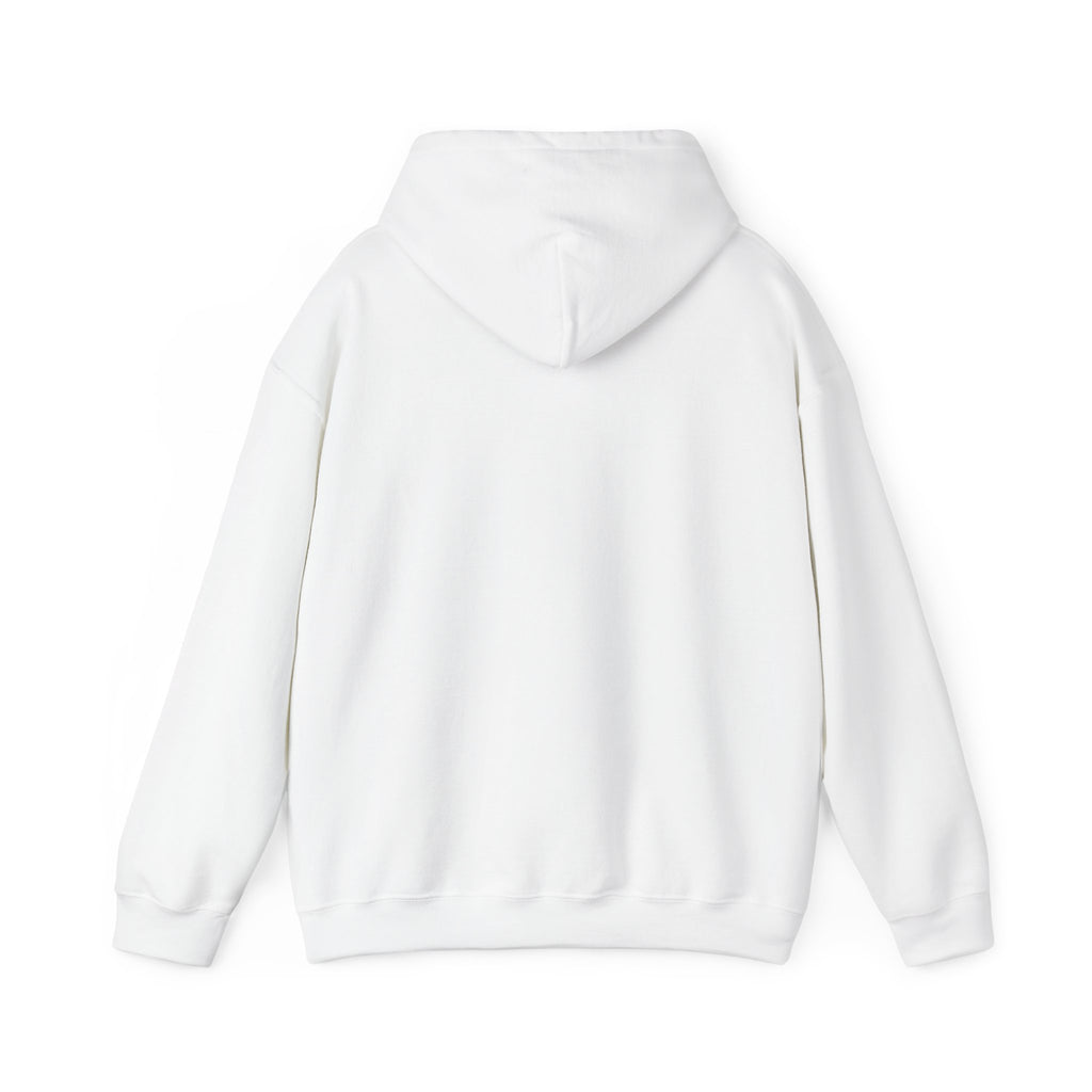 Hush Minimalist Logo Hoodie — Soft White Comfort Pullover