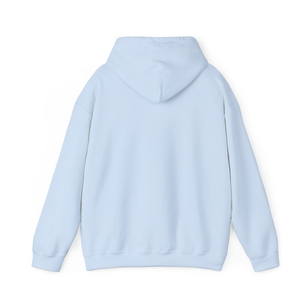 Hush Minimalist Logo Hoodie — Soft White Comfort Pullover